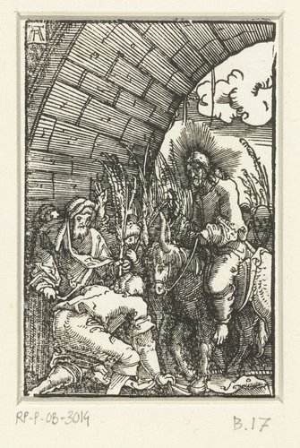 De val en verlossing van de mensheid by Albrecht Altdorfer