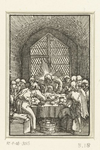 De val en verlossing van de mensheid by Albrecht Altdorfer