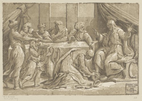 Christus gezalfd door Maria Magdalena