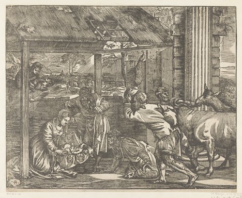 Aanbidding door de herders