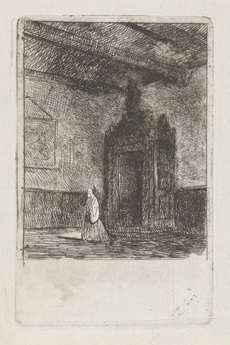 Interieur van een liturgisch gebouw
