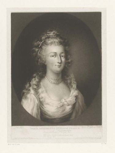 Portret van Marie Antoinette, koningin van Frankrijk