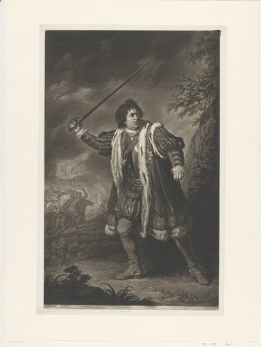 Portret van David Garrick als Richard III, koning van Engeland
