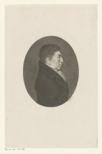 Portret van een onbekende man, mogelijk J.C. Krauss