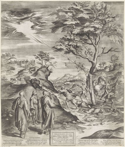 H. Filippus Benizi van de Servieten straft de godslasteraars