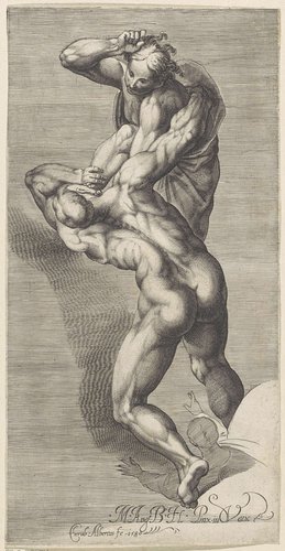 Verdoemde zielen in gevecht