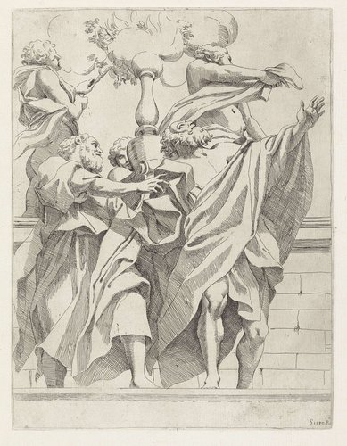 Koepeldecoraties door Correggio in de S. Giovanni Evangelista in Parma