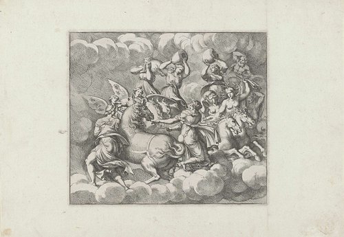 Schilderingen in de Sala dei Giganti