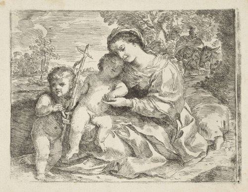 Heilige Familie met de jonge Johannes de Doper