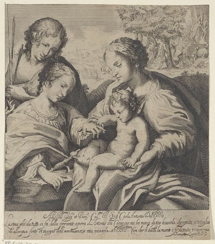 Het mystieke huwelijk van de heilige Catharina