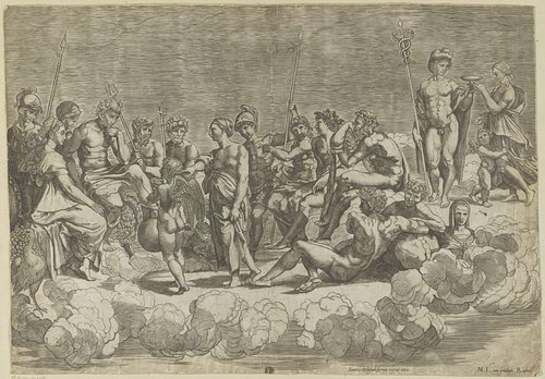 Verzameling der Goden op de Olympus
