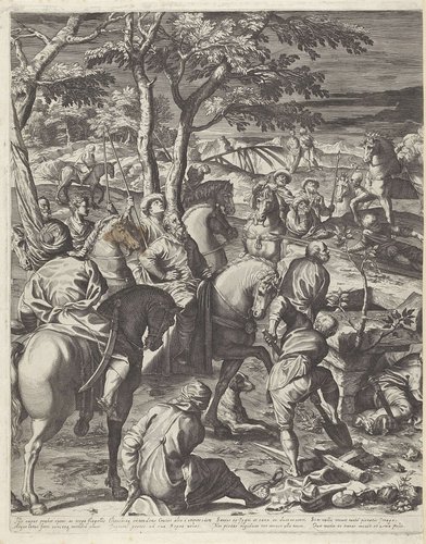 Kruisiging van Christus (linker deel)