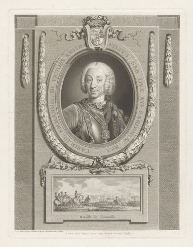 Portret van Karel Emanuel III, koning van Sardinië