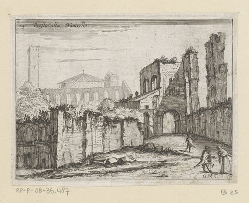 Ruïnes bij de San Stefano Rotondo te Rome