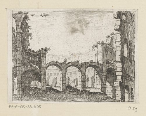 Resten van het Colosseum te Rome