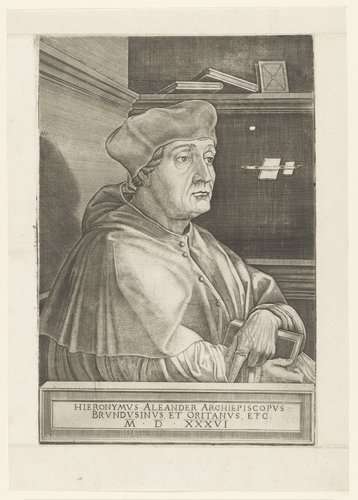 Portret van Girolamo Aleandro, aartsbisschop van Brindisi