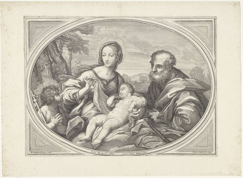 Heilige Familie met de jonge Johannes de Doper