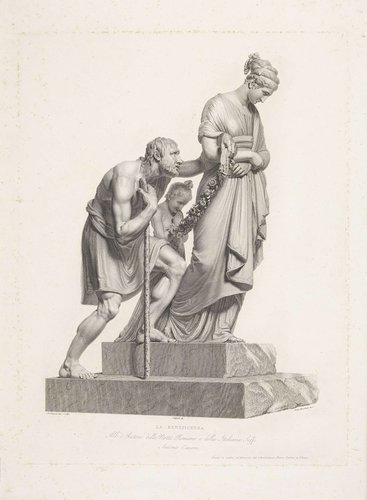 Charity in the Funerary Monument of Maria Christina of Austria