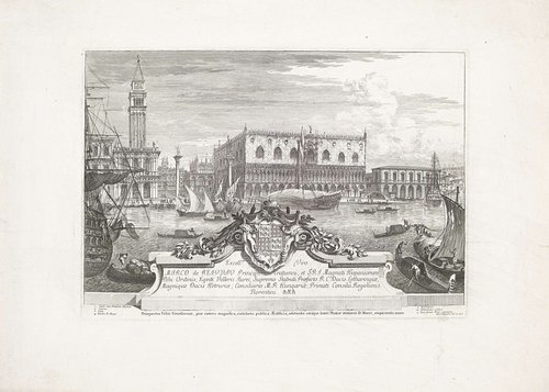 Prospectus Urbis Venetiarum, prae caeteris magnifica, exhibens publica Aedificia (...)