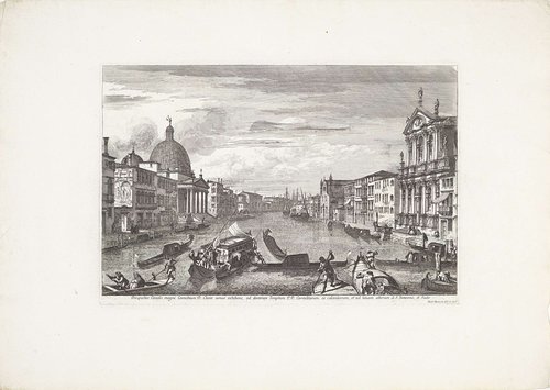 Prospectus Canalis magni Coenobium D: Clarae versus exhibens (...)