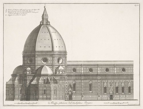 Alzata Esteriore del medesimo Tempio