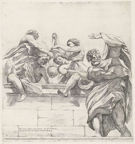 Koepeldecoraties door Correggio in de S. Giovanni Evangelista in Parma