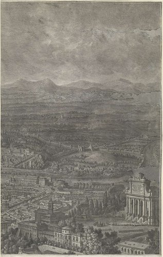 Prospetto d. alma città di Rom (...)