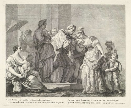 Het vertrek van Rebekka