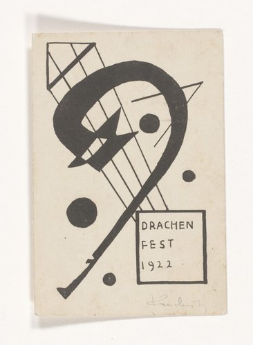 Drachenfest 1922 by Vasili Vassileevich Kandinsky