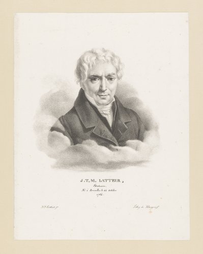 J.T.M. Latteur by Guillaume Philidor Van den Burggraaff
