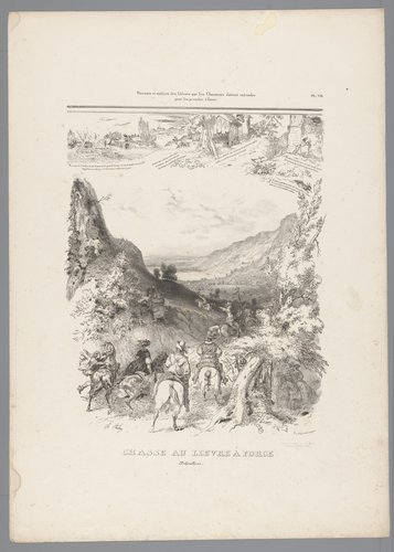 Chasse au lièvre à force