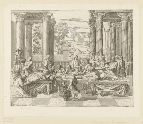 Maria Magdalena zalft de voeten van Christus