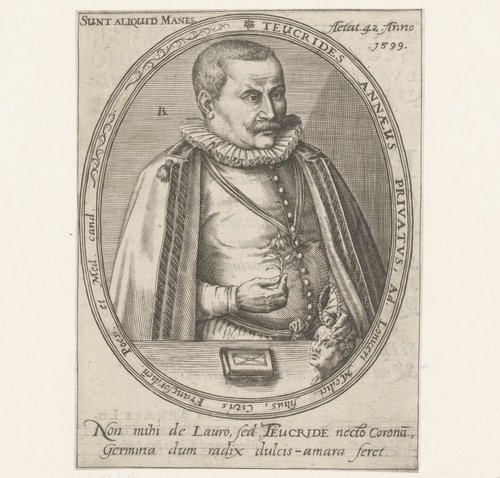 Portret van Johann Adam Lonicerus by Robert Boissard