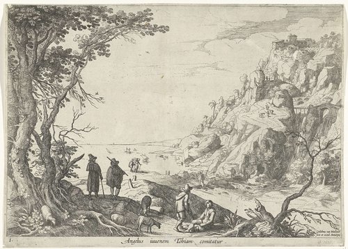 Landschap met Tobias en de engel