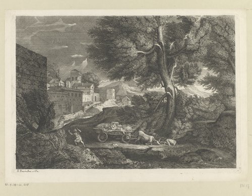 Suite de six Paysages
