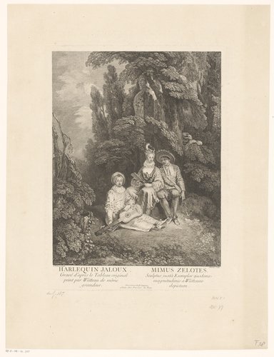 Harlequin Jaloux by Pierre Quentin Chedel