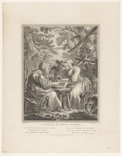 La vieille de bonne humeur