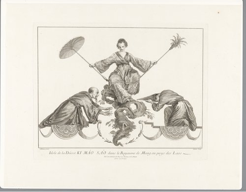 Serie van Aziatische taferelen uit de collectie van het Château de la Muette