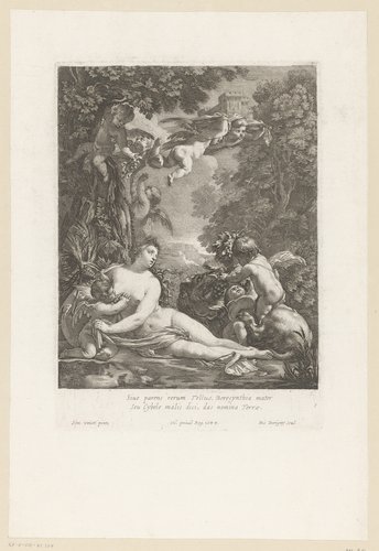 Serie van prenten naar de schilderijen van Fontainebleau