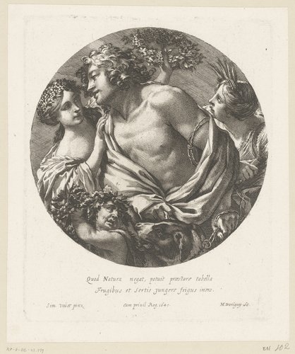 Allegorische voorstelling over de natuur