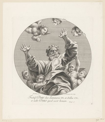 Serie naar schilderingen van Rafaël in de Chigi-kapel in Rome