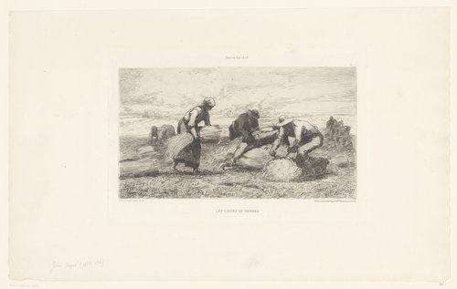 Les lieurs de gerbes by Julien Dupré