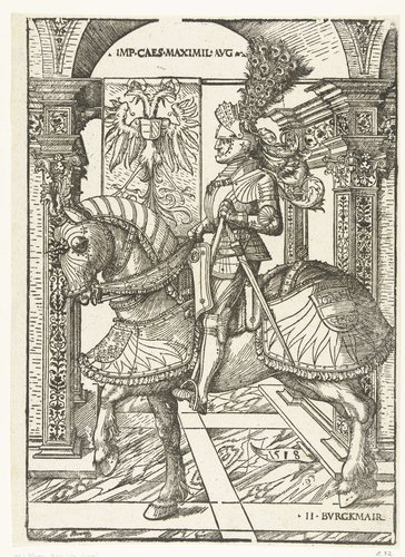 Ruiterportret van Keizer Maximiliaan