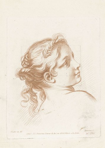 Buste van een jonge vrouw