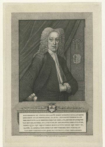 Portret van Pieter de la Rue