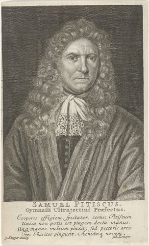 Portret van Samuel Pitiscus
