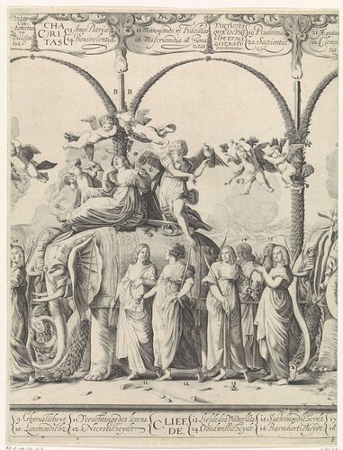 Triomftocht van Willem van Oranje, linksmidden