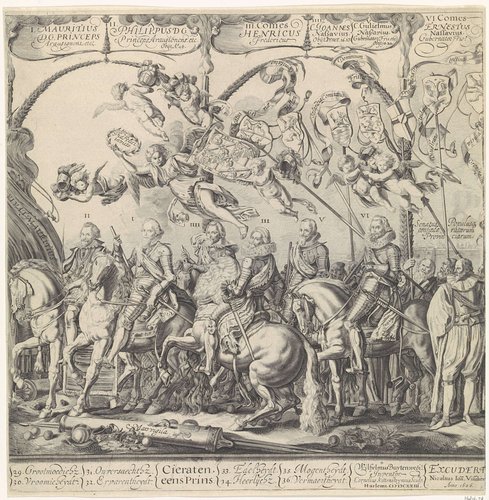 Triomftocht van Willem van Oranje, rechterplaat