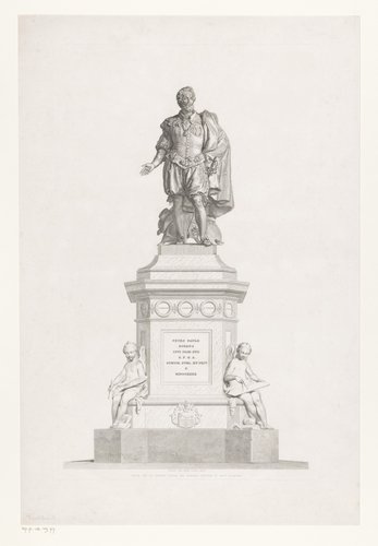 Standbeeld van Rubens op de Groenplaats in Antwerpen