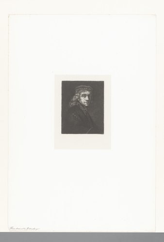 Portret van een onbekende man met muts